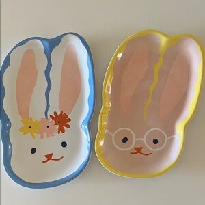 🆕 Target Room Essentials Bunny Figural Plate